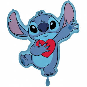 25187_600x600@2x Folienballon - Stitch with Heart 75x86cm