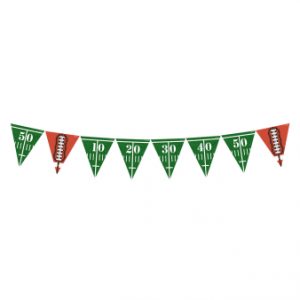 Wimpelkette Touchdown! Papier