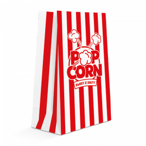 6080 8 Popcorn-Tüten aus Papier, 23 x 13 x 6 cm