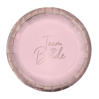 8 "Team Bride" Teller Papier