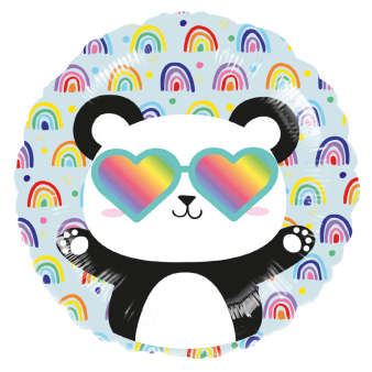 Folienballon Happy Panda 43cm