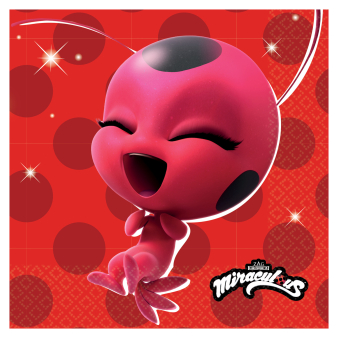 16 Servietten Miraculous 33 x 33 cm