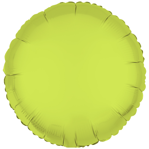 8625138-r_10045_pkg-2-3-600 Folienballon neon-gelb Rund 43cm