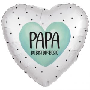 Folienballon "Papa du bist der beste "  36cm