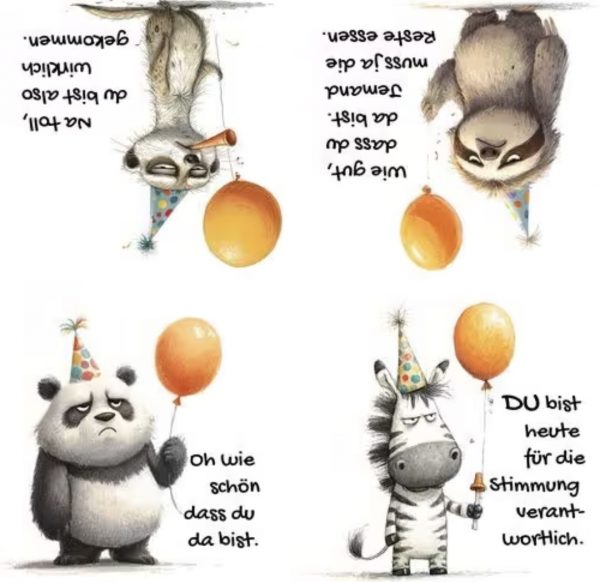 20 Servietten Happy Safari Animals - Party Safari Tiere 33x33cm