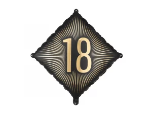 Folienballon ''18'' 46x46 cm