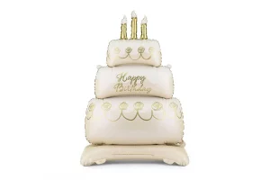 big_FB374_01_S Air filled Stehender Folienballon Torte, 70x100 cm