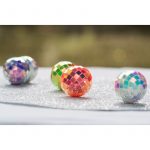 10 irisierenden Discokugeln, 4 cm Durchmesser