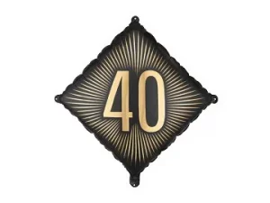 Folienballon ''40'' 46x46 cm