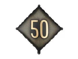Folienballon ''50'' 46x46 cm
