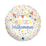 Folienballon "Herzlich Willkommen" 46cm