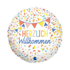 Folienballon "Herzlich Willkommen" 46cm