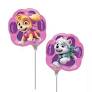 1 Air filled Mini Shape Paw Patrol Skye & Everest Folienballon
