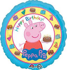 Folienballon Happy Birthday "Peppa Pig" 43cm