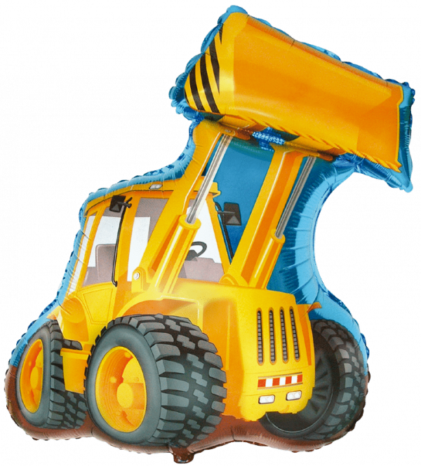 Folienballon Bagger 32 x 26cm