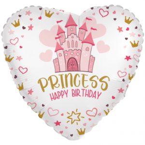 Standard Herz - Princess Birthday - 45 cm
