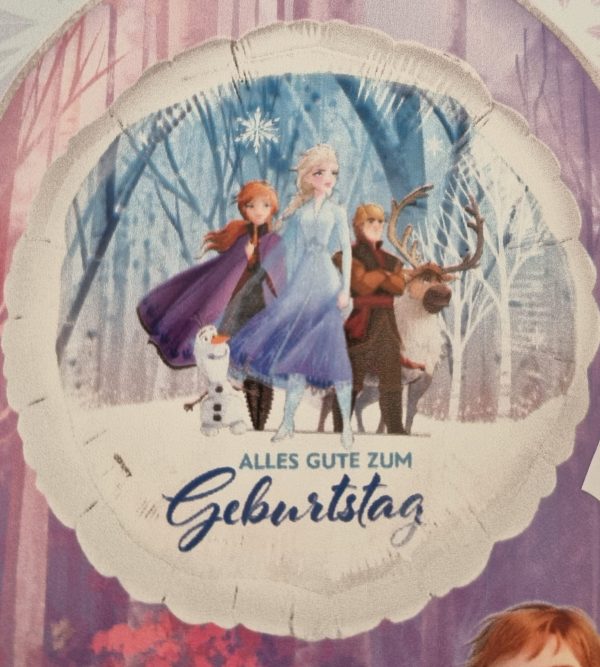 Folienballon Frozen "Alles Gute zum Geburtstag" 43 cm