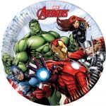 8 Pappteller 20 cm – Avengers Stones