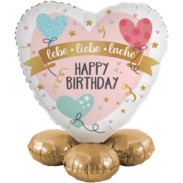 The Standups - Lebe, Liebe, Lache Happy Birthday 45cm