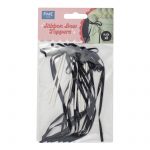 PME Ribbon Schleife Bow Toppers Schwarz pk/8