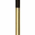 12 Tortenkerzen 9,5cm + 12 Halter tauchgefärbt schwarz gold