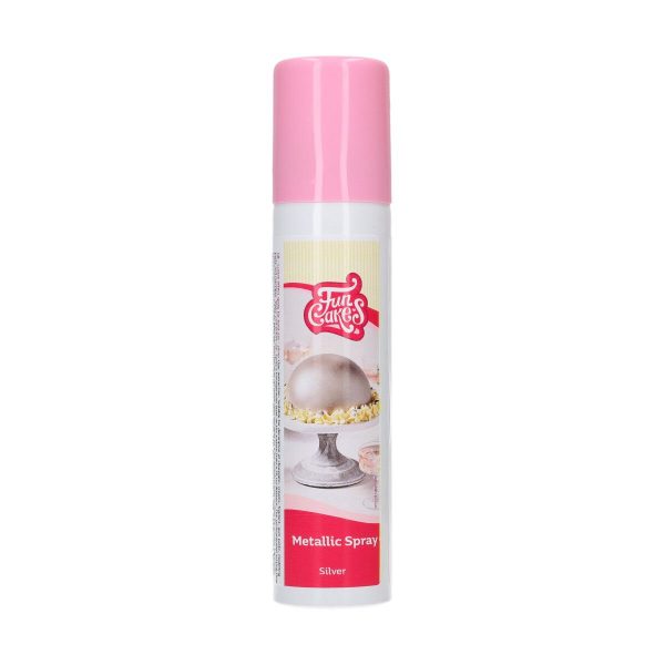 FunCakes Metallic Spray -Silber- 100ml