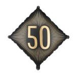 Folienballon ''50'' 46x46 cm