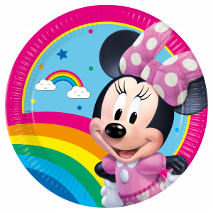 97238 8 Teller Minnie Rainbow „Make Me Smile“ 23cm
