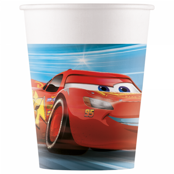 8 FSC-Papierbecher à 200 ml – Cars is Mine