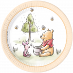8 FSC Pappteller der Pappteller Winnie The Pooh die Natur