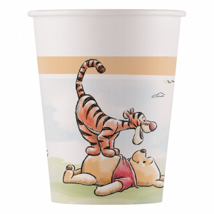 8 FSC-Papierbecher à 200 ml Winnie The Pooh die Natur