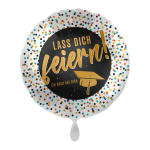 Folienballon " LASS DICH feiern " 43cm