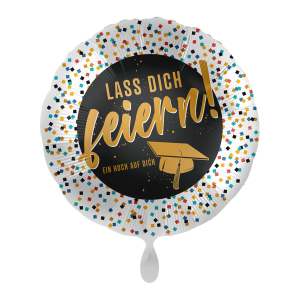 Folienballon " LASS DICH feiern " 43cm