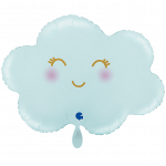 Folienballon Cloud Satin Pastel Blue