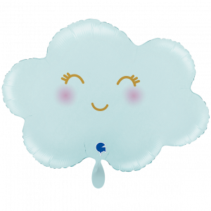 Folienballon Cloud/ Wolke Satin Pastel Blue