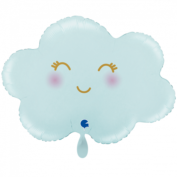 Folienballon Cloud/ Wolke Satin Pastel Blue