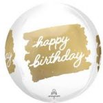 ki Orbz " Happy Birthday" 38cm