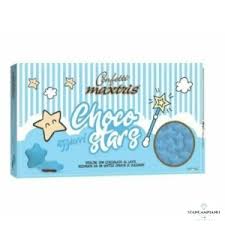Confetti MAXTRIS CHOCO STAR Hellblau 500g