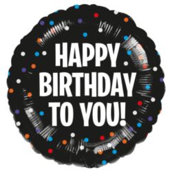 Folienballon Standard Silk Lustre Star HBD 43cm