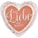 Folienballon Alles Liebe zur Hochzeit 45cm