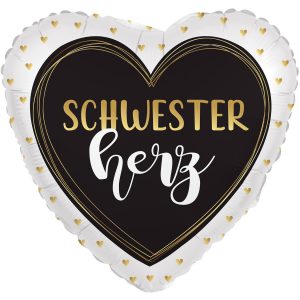 Folienballon- Schwesterherz- 43cm