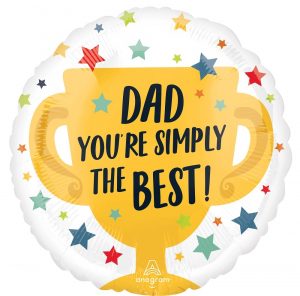 102580824_14607 Folienballon "Simply the Best Dad " Vatertag 43cm