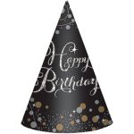 250772 8 Partyhütchen Sparkling Gold Celebrations