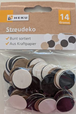 Konfetti Papier Nature 14g