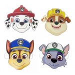 8 Papiermasken Paw Patrol