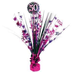 9900607 Tischdekoration 50 Sparkling Celebration - Pink Folie / Papier 45,7 cm