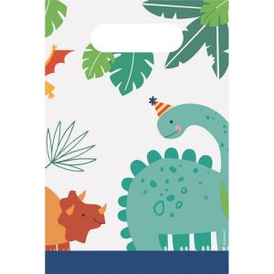 8 Papiertüten Dino-Mite Papier
