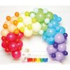 DIY Ballongirlande Regenbogen 70 Ballons