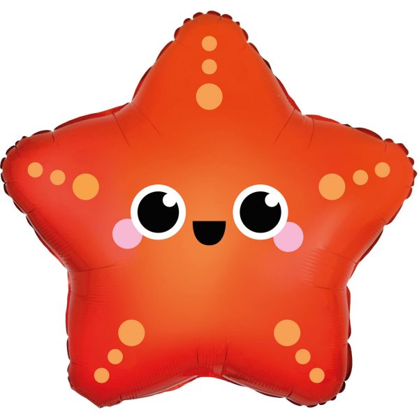 Folienballon Ocean Buddies Starfish 43 cm x 43 cm
