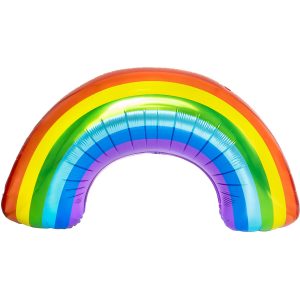 9917266 Folienballon Large Shape Bright Rainbow